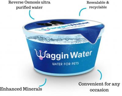 Waggin Filtered Water 12 oz.