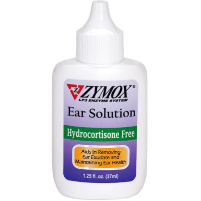 Zymox Ear Solution Hydrocortisone Free 1.25 fl. oz.