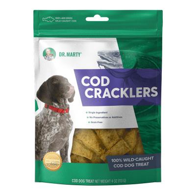 Dr. Marty Cod Crackers 100% Wild-Caught Dog Treat 4 oz.
