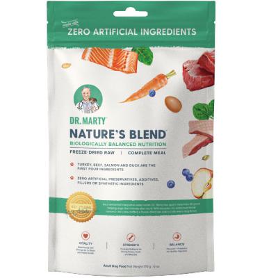 Dr. Marty Nature's Blend Freeze-Dried Raw Dog Food 6 oz.