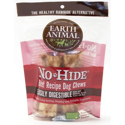 Earth Animal No Hide Beef Recipe Dog Chews 4 In