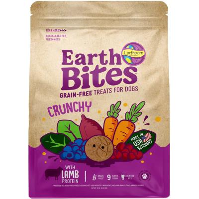 Earthborn EarthBites Crunchy Grain-Free Dog Treats Lamb 10 oz.
