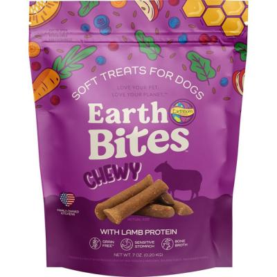 Earthborn EarthBites Chewy Grain-Free Soft Dog Treats Lamb 7 oz.