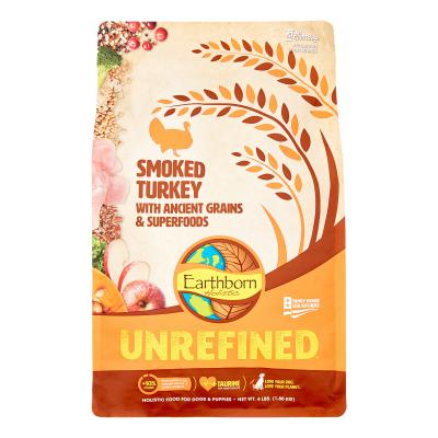 Earthborn Unrefined Smoked Turkey With Ancient Grains & Superfoods Dry Dog Food 4 lb.