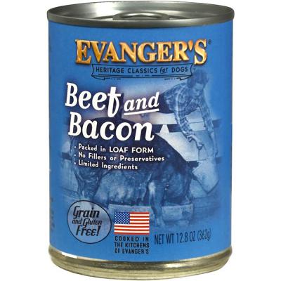 Evangers Grain-Free Beef & Bacon 12.5 oz.