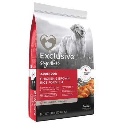 Exclusive Adult Chicken & Brown Rice 30 lb.
