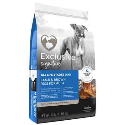 Exclusive All Life Stages Lamb & Brown Rice 30 lb.