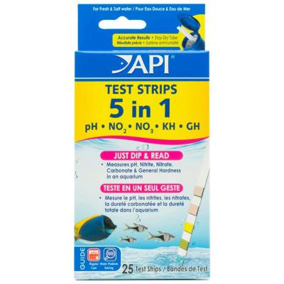 5 In 1 Test Strips 25 Ct API
