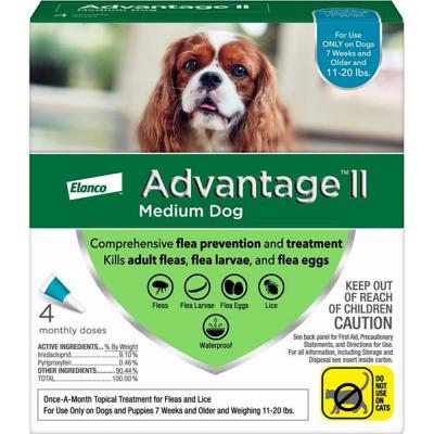 Advantage II Medium Dog 4 Doses
