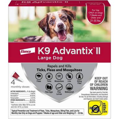 K9 Advantix II Large Dog 4 Doses