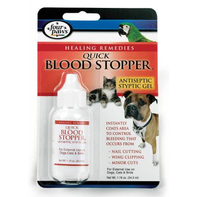 Four Paws Quick Blood Stopper Antiseptic Gel 1.16 oz.