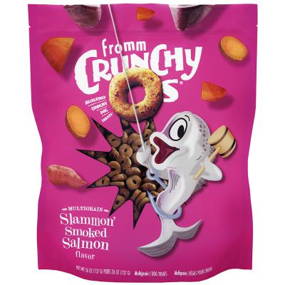 Fromm Crunchy O's Slammon' Smoked Salmon 26 oz.