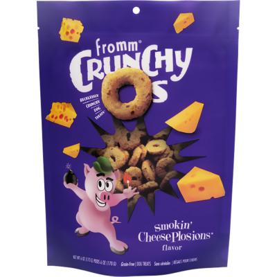 Fromm Crunchy O's Smokin' CheesePlosions Flavor 6 oz.