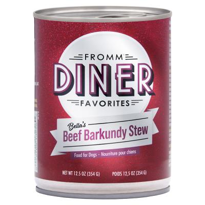 Fromm Diner Favorites Bella's Beef Barkundy Stew 12.5 oz.