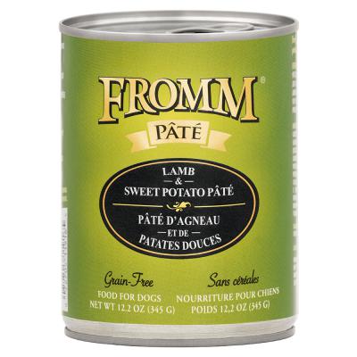 Fromm Lamb & Sweet Potato Pate Grain Free Dog Food 12.2 oz.