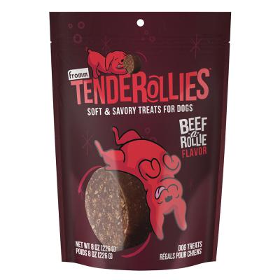 Fromm Tenderollies Soft & Savory Treats For Dogs Beef-a-Rollie Flavor 8 oz.