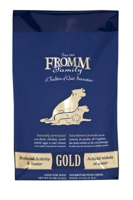 Fromm Gold Reduced Activity & Senior Dog Food 30 lb.