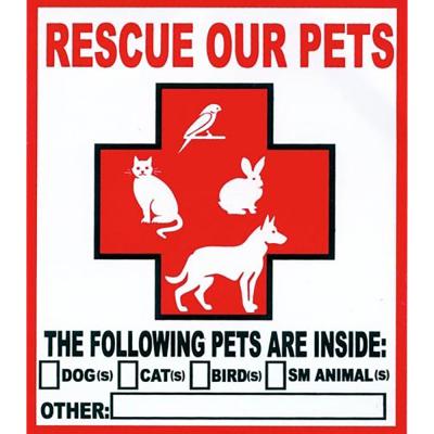 Rescue Our Pets Decal 2 Pk