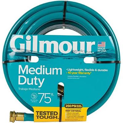 Gilmour Medium Duty Hose 5/8 Inch x 75 Feet