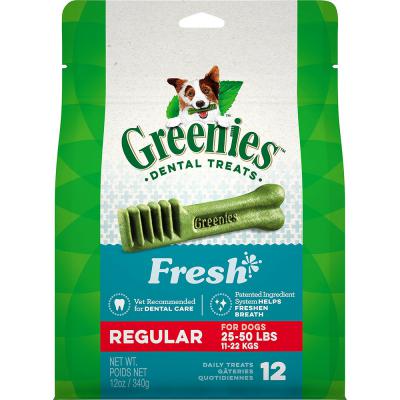 Greenies Freshmint Dental Chews Regular 12 oz.