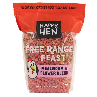 Happy Hen Free Range Feast Mealworm & Flower Blend 2 lb.