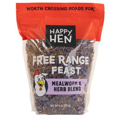 Happy Hen Free Range Feast Mealworm & Herb Blend 2 lb.