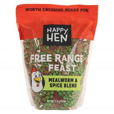Happy Hen Free Range Feast Mealworm & Spice Blend 2 lb.