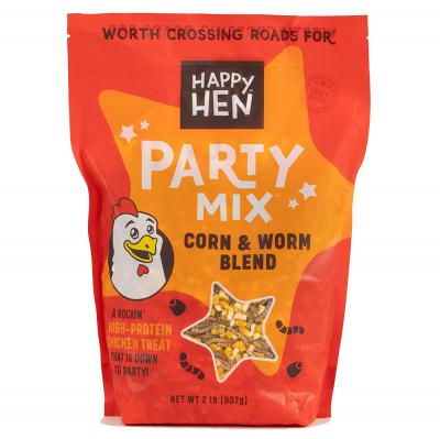 Happy Hen Party Mix Corn & Mealworm Blend 2 lb.