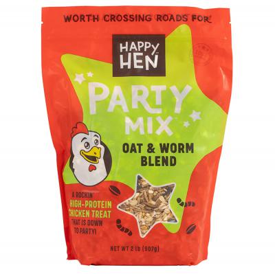 Happy Hen Party Mix Oat & Mealworm Blend 2 lb.