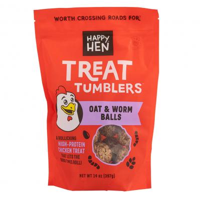 Happy Hen Treats Treat Tumblers Rolled Seeds & Mealworms 14 oz.