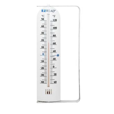EZ Read Indoor/Outdoor Thermometer With Bracket White 9 in.