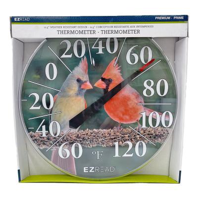 EZ Read Dial Thermometer Summer Cardinal 12.5 in.