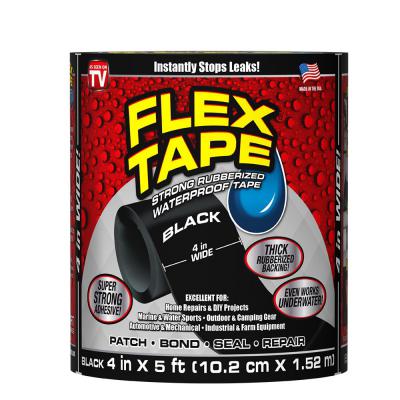 Flex Tape Black 4 In X 5 ft.
