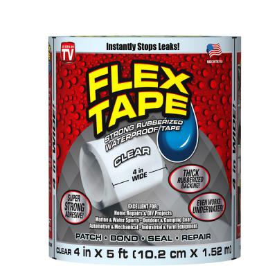 Flex Tape Clear 4 In X 5 ft