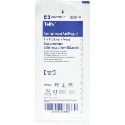 Coviden Tefla Non-Adherent Pad Prepack 8 x 3 in.
