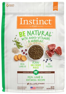Instinct Be Natural Lamb & Oatmeal 25 lb.