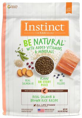 Instinct Be Natural Salmon & Rice 25 lb.