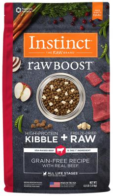 Instinct Raw Boost Beef 4 lb.