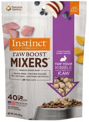 Instinct Cat Raw Boost Mixers Rabbit 6 oz.