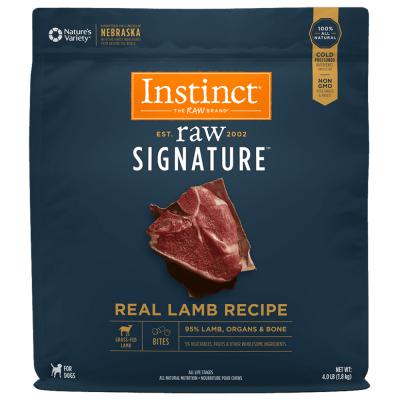Instinct Frozen Raw Signature Real Lamb Recipe Bites 4 lb.