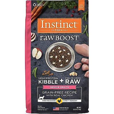 Instinct Rawboost Indoor Health Grain Free Chicken Cat Food 5lb