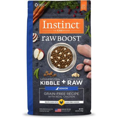 Instinct Rawboost Senior Grain-Free Chicken 4lb.