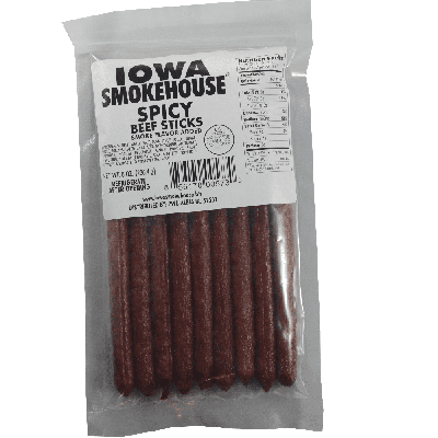 Iowa Smokehouse Spicy Beef Sticks 8oz