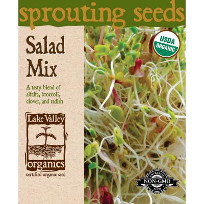 Lake Valley Seed Organic Sprouting Salad Mix