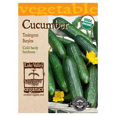 Lake Valley Seed Organic Cucumber Tendergreen Burpless