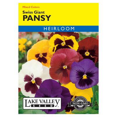 Lake Valley Seed Pansy Swiss Giant