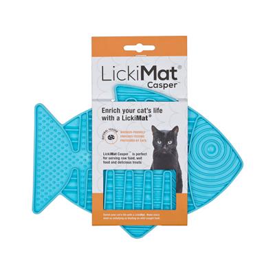 LickiMat Casper Cat Lick Mat Turquoise