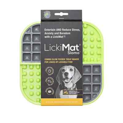 LickiMat Slomo Dog Lick Mat Green