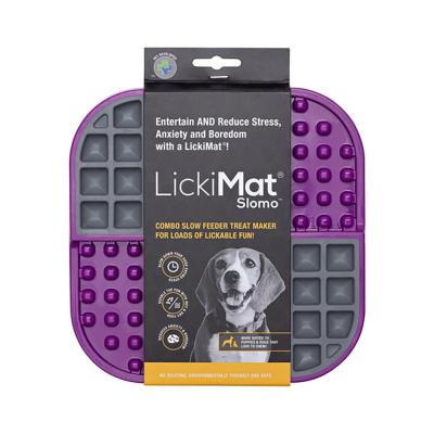 LickiMat Slomo Dog Lick Mat Purple