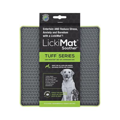 LickiMat Tuff Soother Dog Lick Mat Green